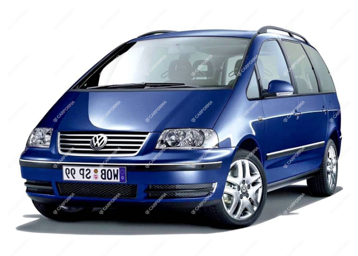 Ворсовые коврики на Volkswagen Sharan I 1995 - 2010
