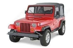 EVA коврики на Jeep Wrangler (YJ) 1986 - 1996
