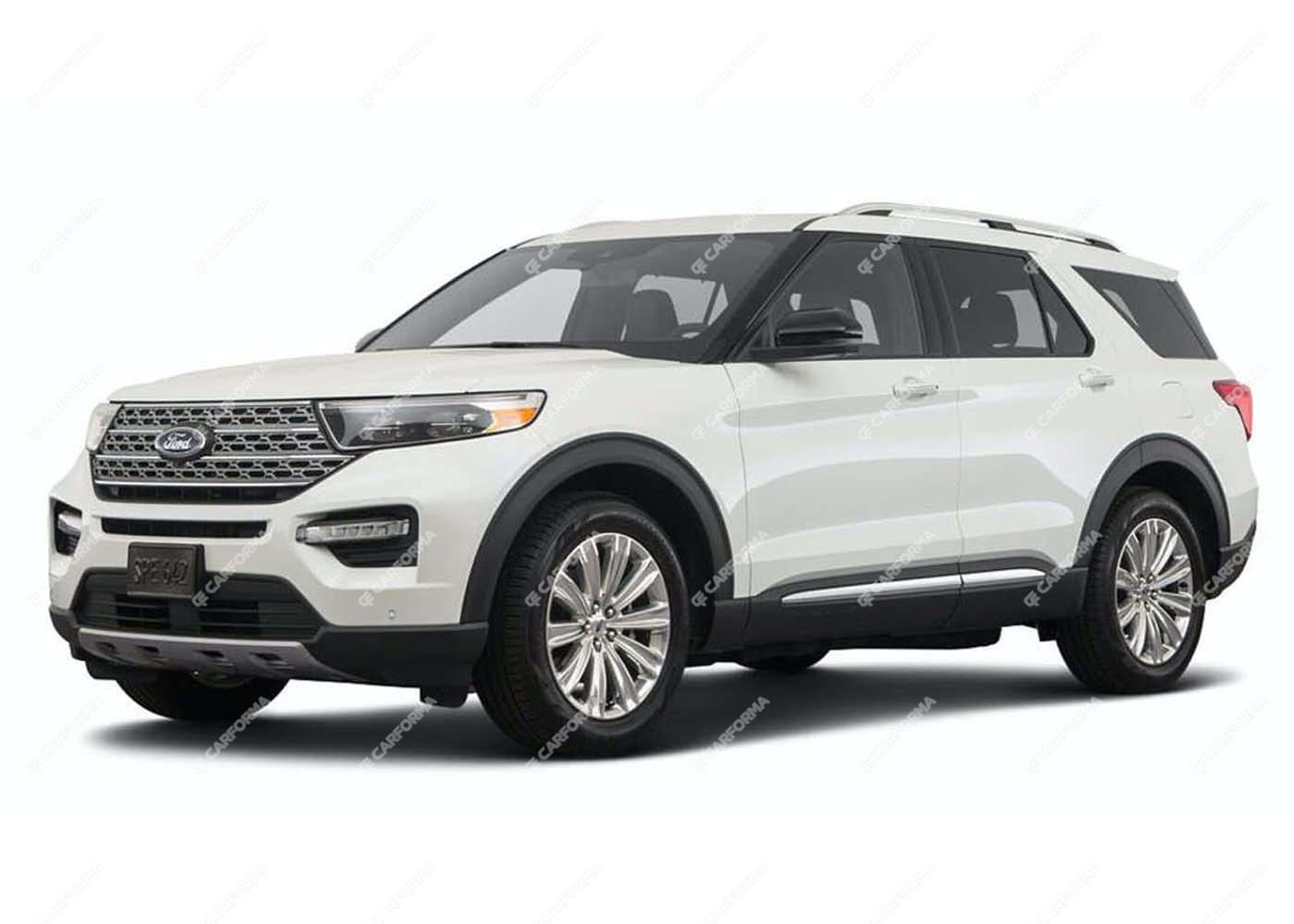 Ворсовые коврики на Ford Explorer VI 2019 - 2025