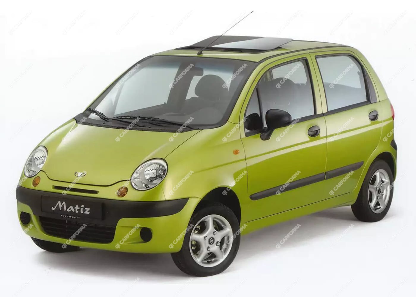 Ворсовые коврики на Chevrolet Spark I 1998 - 2018
