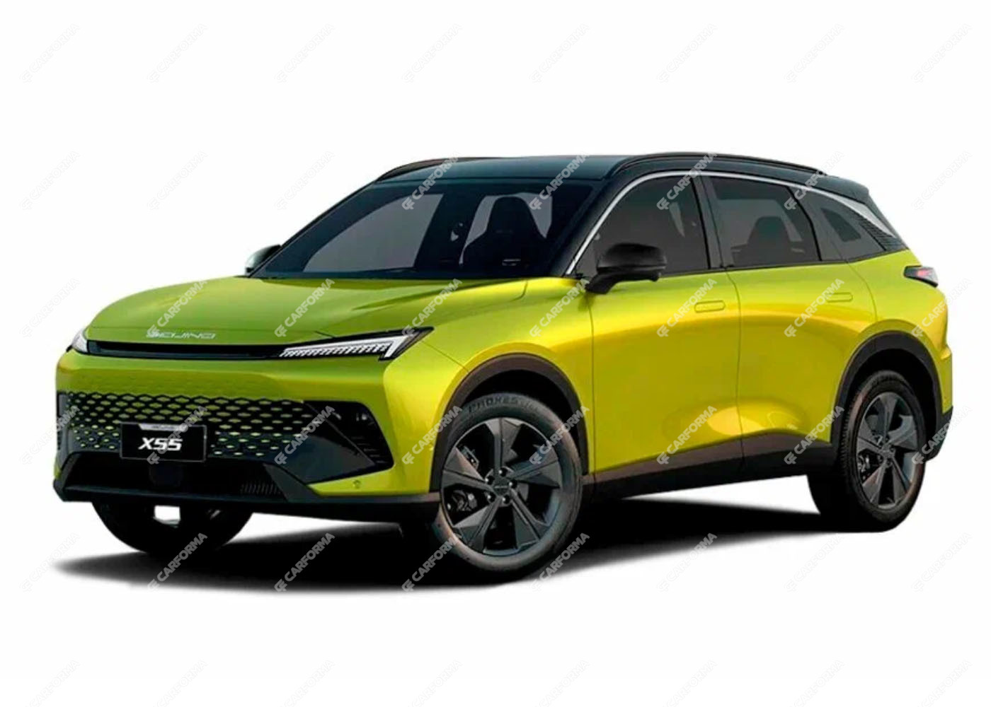 Ворсовые коврики на Baic X55 2022 - 2025