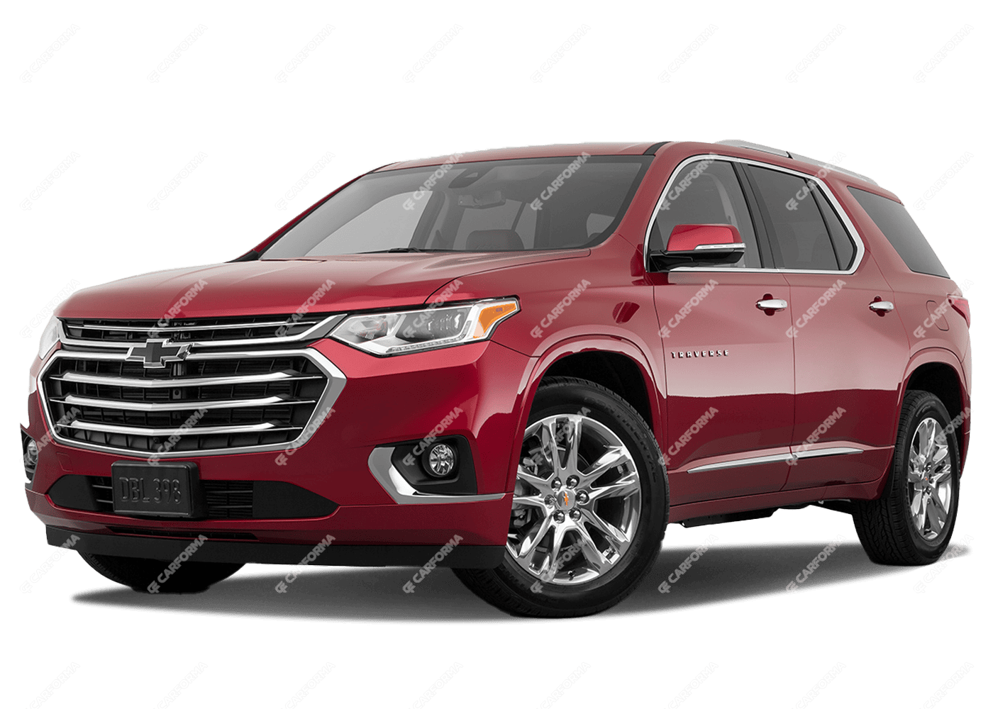 Ворсовые коврики на Chevrolet Traverse 2017 - 2025