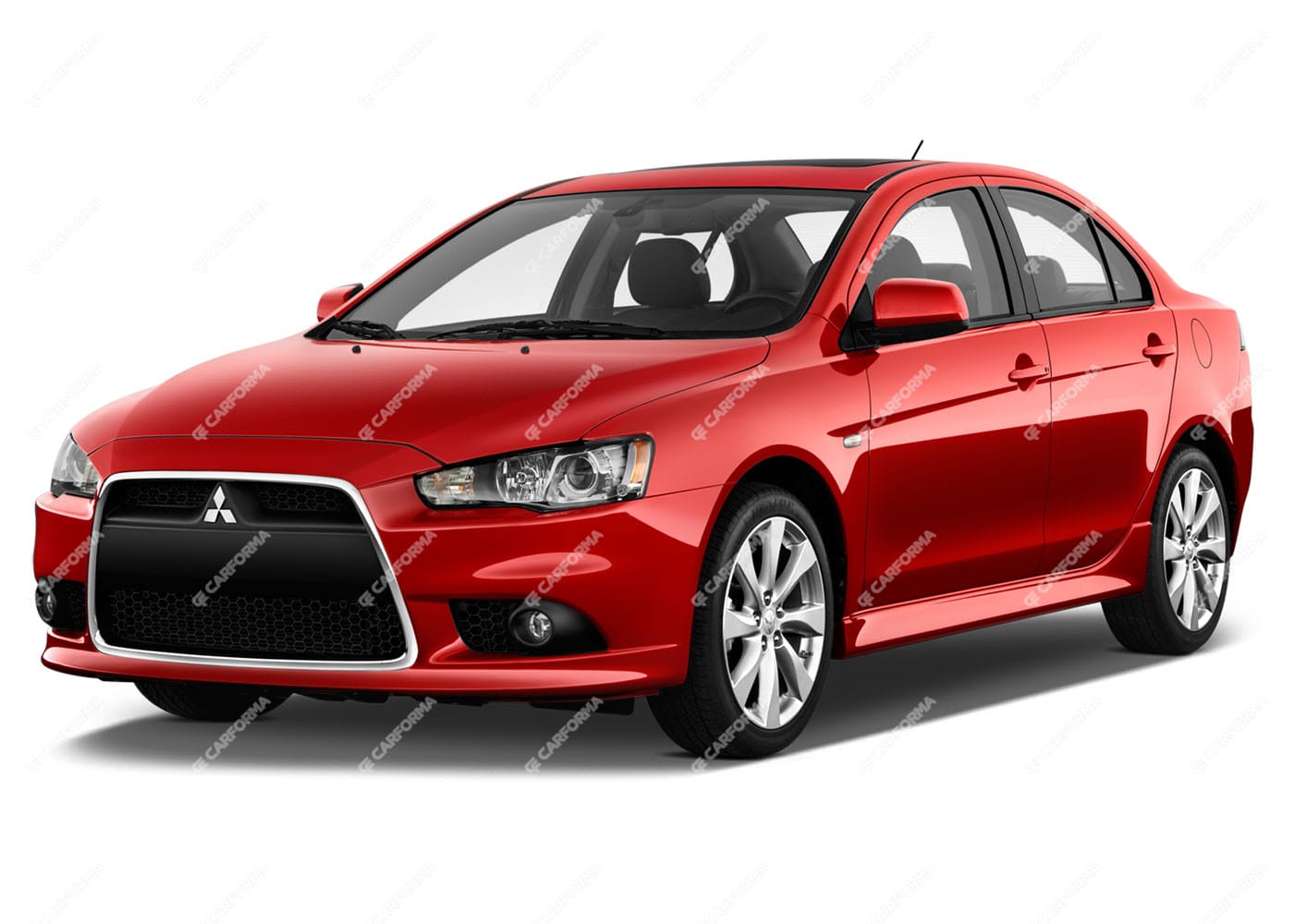 Ворсовые коврики на Mitsubishi Lancer X 2007 - 2017