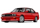 Ворсовые коврики на BMW 3 (E30) 1982 - 1994 в Перми