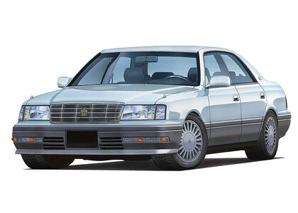 Ворсовые коврики на Toyota Crown (S150) 1995 - 2001 в Перми