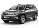 Ворсовые коврики на Toyota Highlander II 2007 - 2013 в Перми