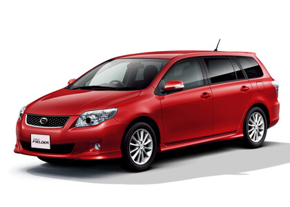 Ворсовые коврики на Toyota Corolla Fielder (E14) 2006 - 2012 в Перми