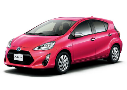 Ворсовые коврики на Toyota Aqua (P10) 2011 - 2021 в Перми