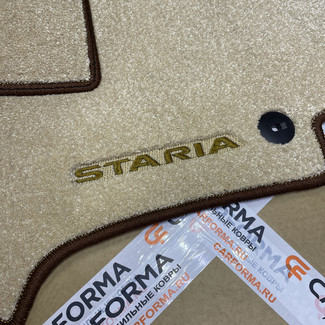 Коврики на Hyundai Staria 7 мест 2021 - 2025 в Перми