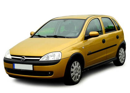 Ворсовые коврики на Opel Corsa C 2000 - 2006 в Перми