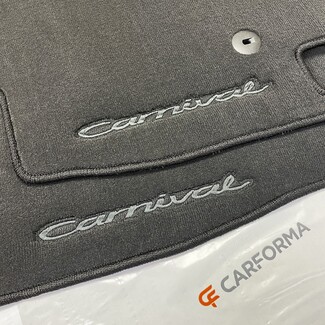 Коврики на KIA Carnival IV 7 мест без оттоманок 2020&nbsp;-&nbsp;2025 в Перми