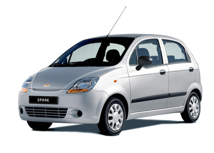 Ворсовые коврики на Chevrolet Spark II 2005 - 2010 в Перми