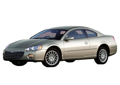 Ворсовые коврики на Chrysler Sebring II Coupe 2000 - 2006 в Перми