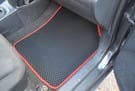 Ворсовые коврики на Toyota Yaris II 2005 - 2011 в Перми