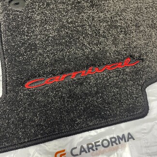 Коврики на KIA Carnival IV 7 мест без оттоманок 2020&nbsp;-&nbsp;2025 в Перми