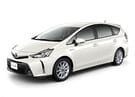 Ворсовые коврики на Toyota Prius Alpha 2011 - 2021 в Перми